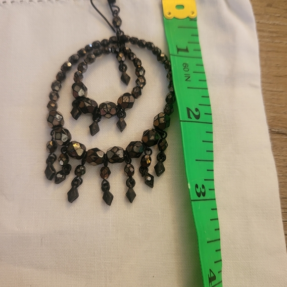 Vintage Beaded Chandelier Earrings - Picture 5 of 6